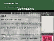 Tablet Screenshot of cunneensbarchicago.com